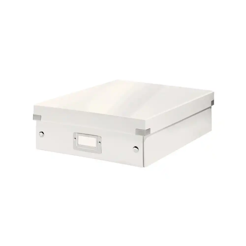 Caja de almacenamiento leitz click&store mediana color blanco 280x100x370 mm