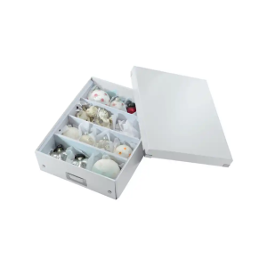 Caja de almacenamiento leitz click&store mediana color blanco 280x100x370 mm
