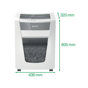 Destructora de documentos leitz iq office pro p5 capacidad de corte 15 hojas destruye grapas y clips 30