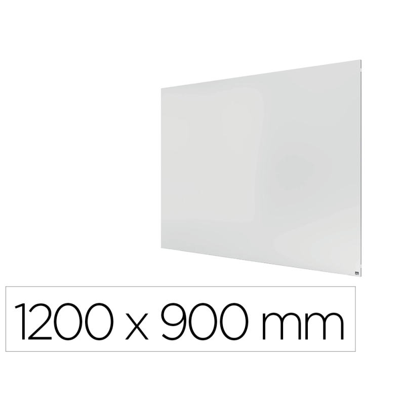 Pizarra blanca nobo infinity sin marco acero lacado magnetico 1200x900 mm