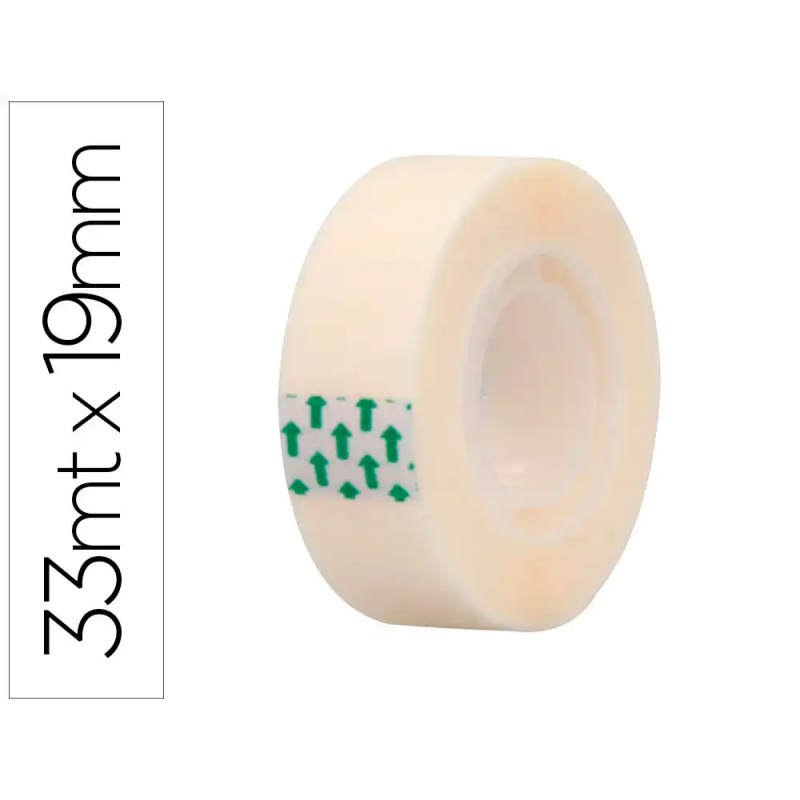 Cinta adhesiva carlin invisible 33 mt x 19 mm