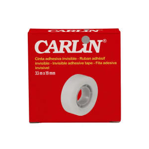 Cinta adhesiva carlin invisible 33 mt x 19 mm