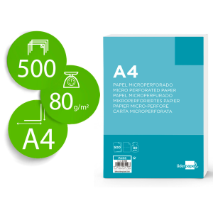 Papel liderpapel a4 80g/m2...