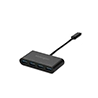 Hub kensington ch1200 usb-c de 10gbps cargador y 4 puertos usb-a 3.2