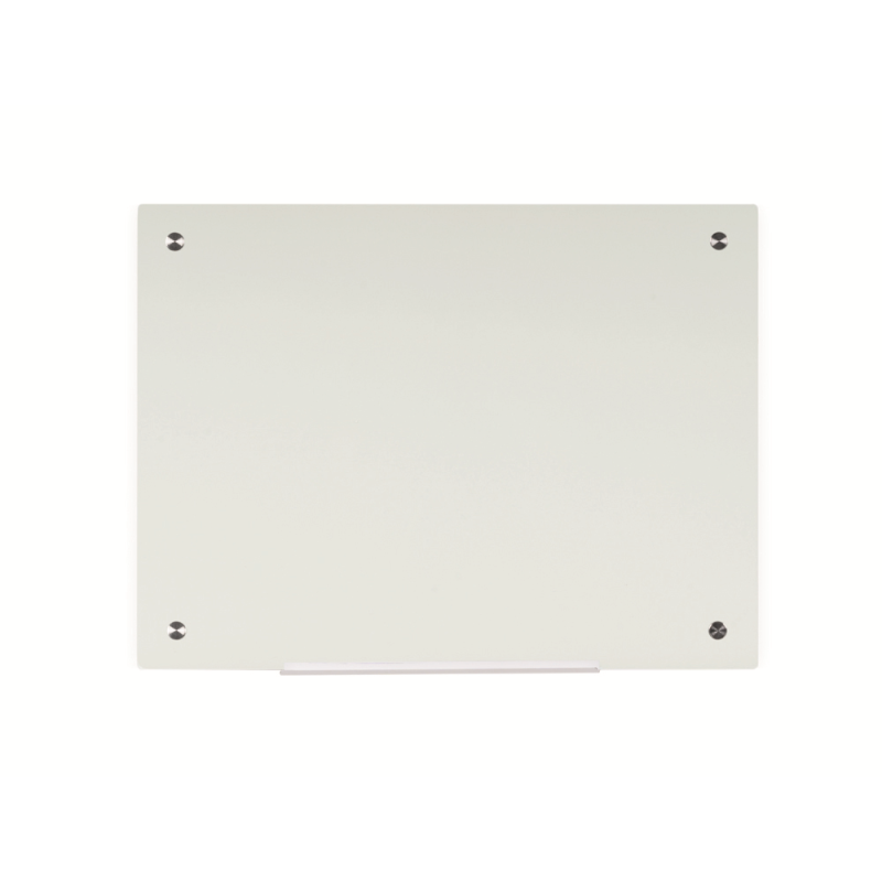 Pizarra cristal bi-office magnetica sin marco blanca 120x90 cm