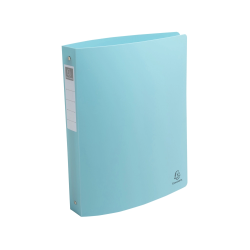 Carpeta de 4 anillas 30 mm exacompta skandi din a4+ polipropileno reciclado colores surtidos