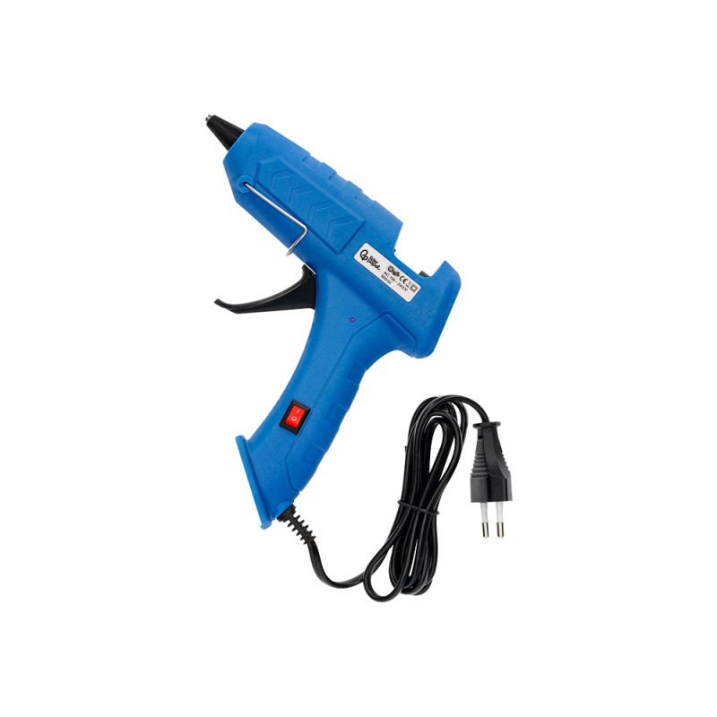 Pistola de silicona caliente liderpapel de 100 w con gatillo dispensador y 2 barras de repuesto de 11 mm