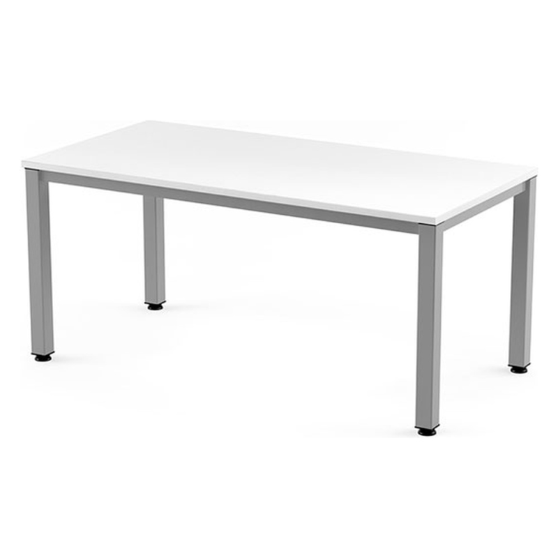 Mesa de oficina rocada executive 2001ad04 gris/blanco 140x80 cm
