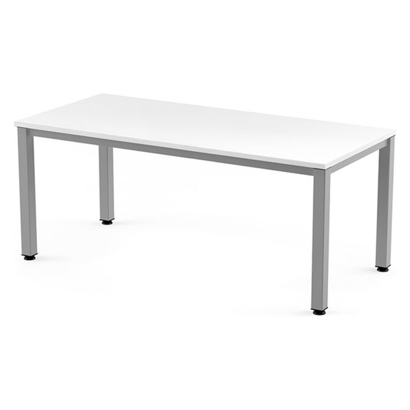 Mesa de oficina rocada executive 2003ad04 gris/blanco 180x80 cm