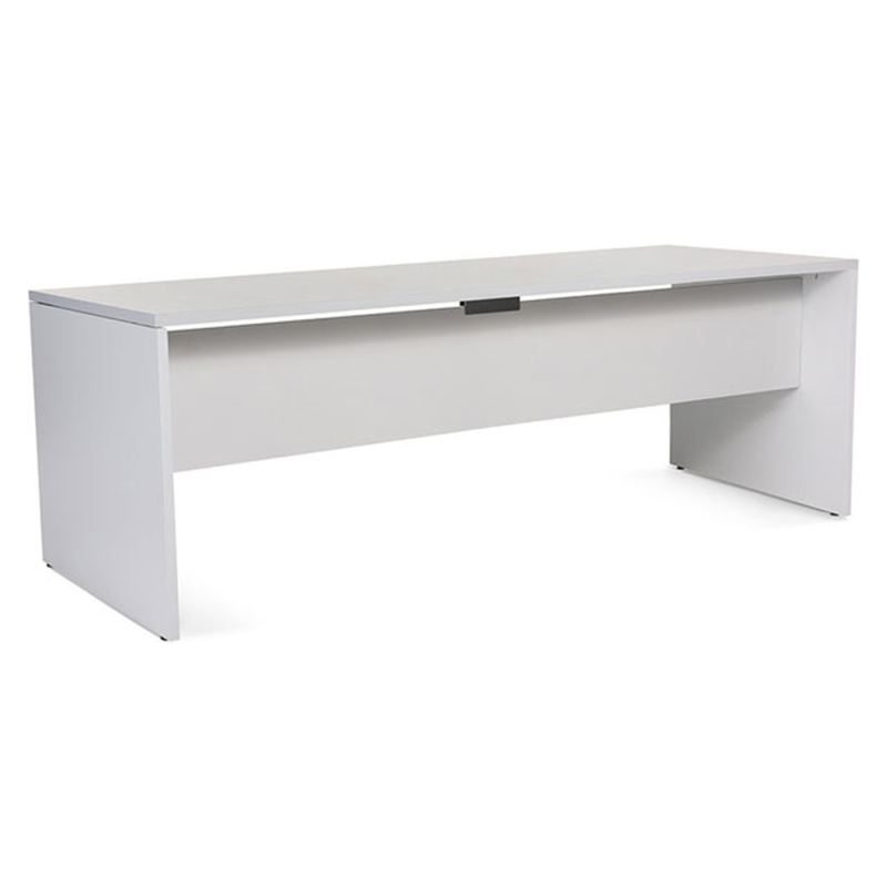 Mesa de oficina rocada work 2004ab02 gris/gris 200x80 cm