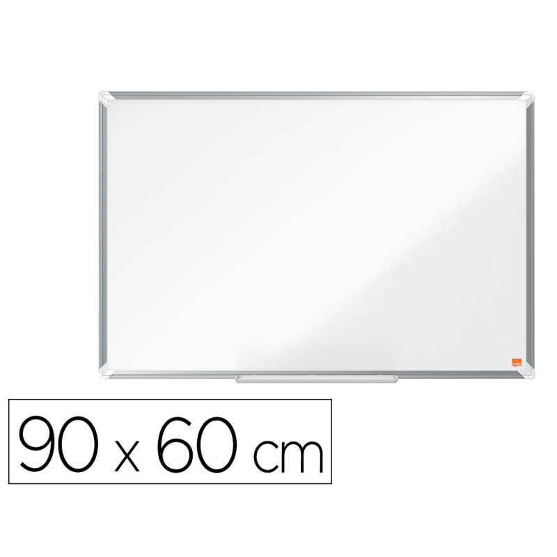 Pizarra blanca nobo premium plus acero lacado magnetica 900x600 mm