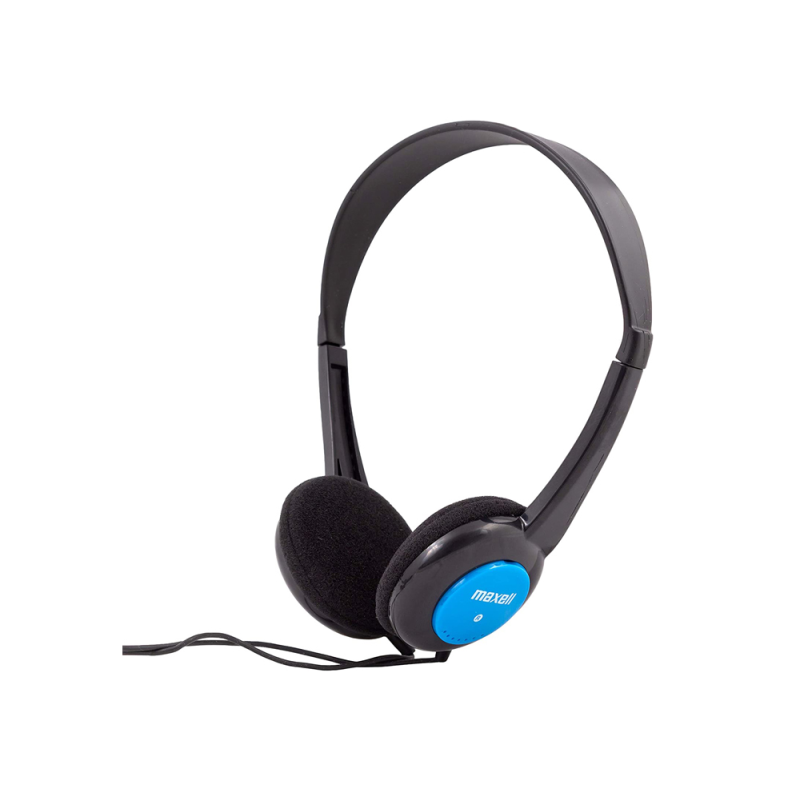 Auriculares maxell infantil diadema jack 3,5 mm longitud cabel 1,2 mt color azul