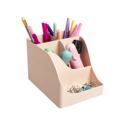 Cubilete portalapices exacompta skandi plastico reciclado color nude 155x119x109 mm