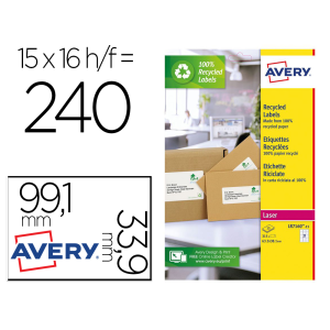 Etiqueta adhesiva avery...