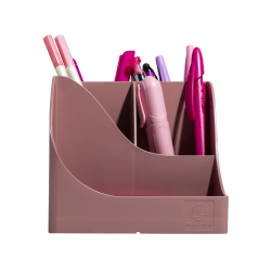 Cubilete portalapices exacompta skandi plastico reciclado color rosa viejo 155x119x109 mm