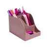 Cubilete portalapices exacompta skandi plastico reciclado color rosa viejo 155x119x109 mm