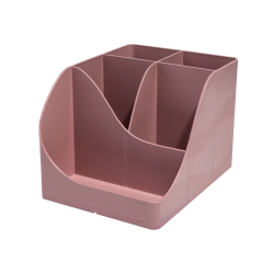 Cubilete portalapices exacompta skandi plastico reciclado color rosa viejo 155x119x109 mm