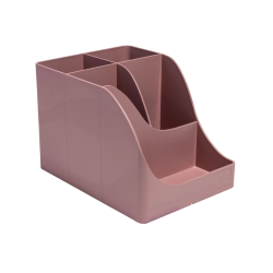 Cubilete portalapices exacompta skandi plastico reciclado color rosa viejo 155x119x109 mm