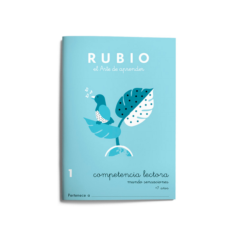 Cuaderno rubio competencia lectora 1 mundo sensaciones