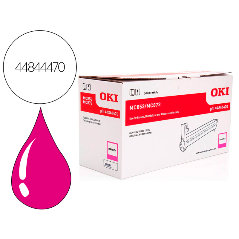 Tambor oki laser i mc853 / 873 magenta 30000 paginas