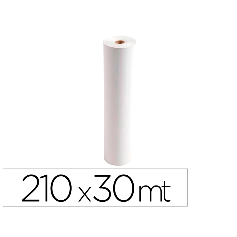 Rollo papel fax exacompta 210 mm x 30 mt
