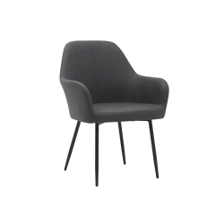 Silla q-connect confidente siemione base metalica alt max 820 anc 570 prof 580 color gris oscuro