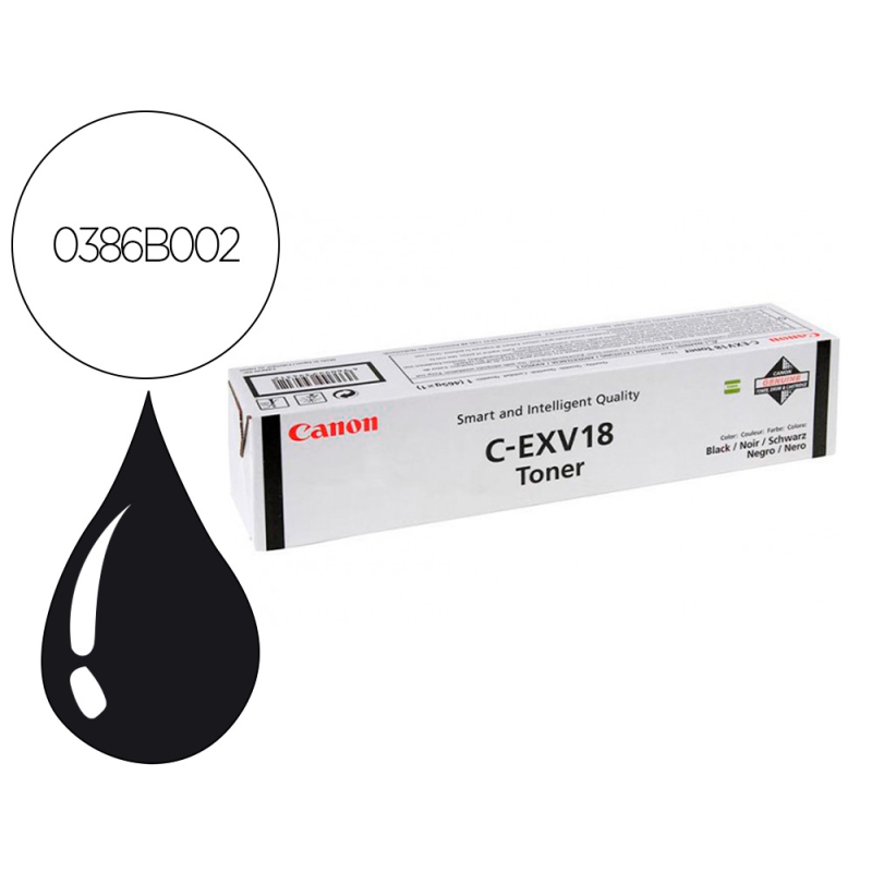Toner canon exv18 ir1018 ir1020 ir1022 negro