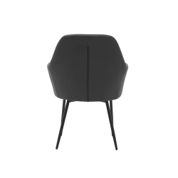 Silla q-connect confidente siemione base metalica alt max 820 anc 570 prof 580 color gris oscuro