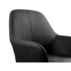 Silla q-connect confidente siemione base metalica alt max 820 anc 570 prof 580 color gris oscuro