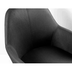 Silla q-connect confidente siemione base metalica alt max 820 anc 570 prof 580 color gris oscuro