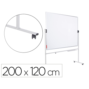 Pizarra blanca rocada...