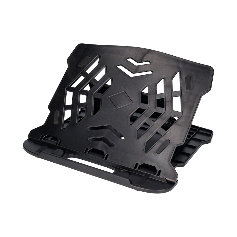 Soporte q-connect para portatil hasta 17/' ajustable 7 angulos diferentes color negro 260x280x60 mm