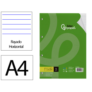 Recambio liderpapel a4 100...