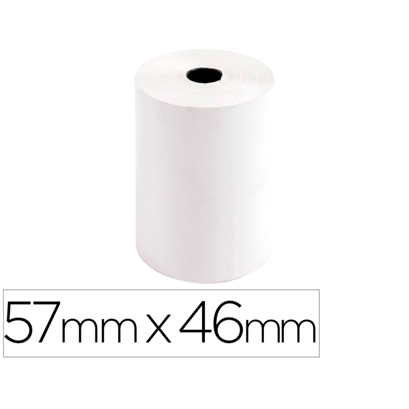 Rollo sumadora exacompta safe contact termico 57 mm x 46 mm 55 g/m2