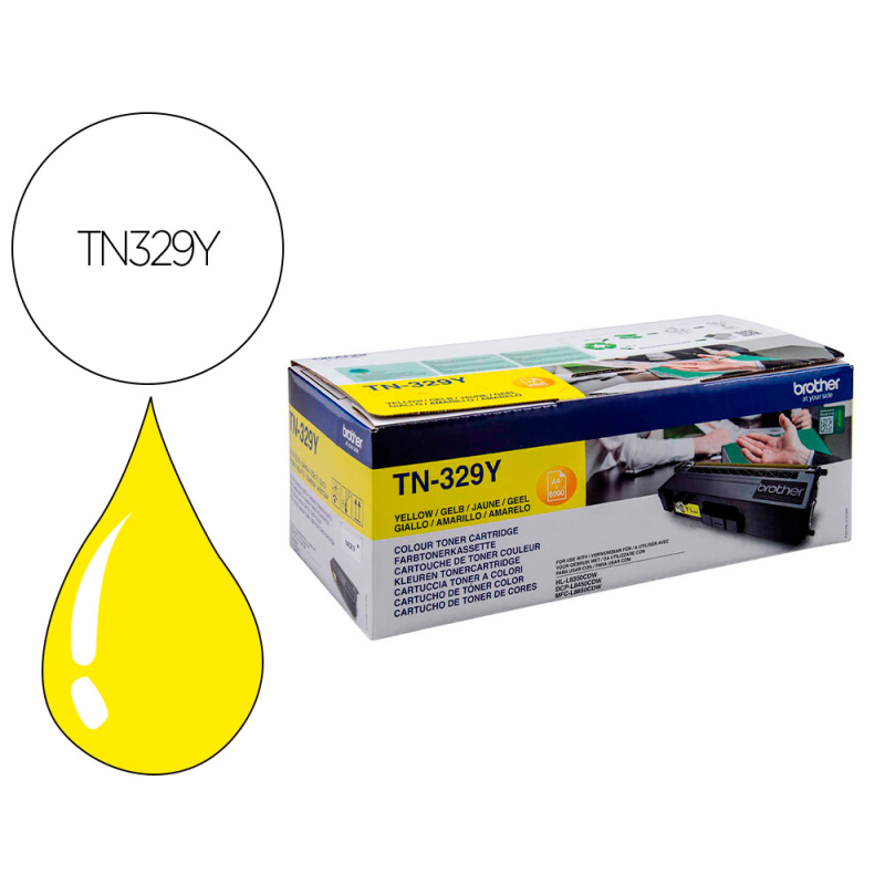 Toner brother hll8350cdw 6000 paginas amarillo