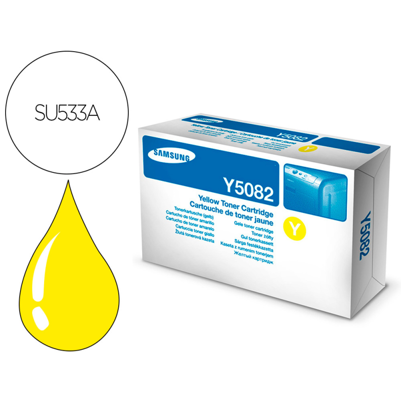 Toner hp samsung toner laser clp620nd / 670nd amarillo 2.000 paginas