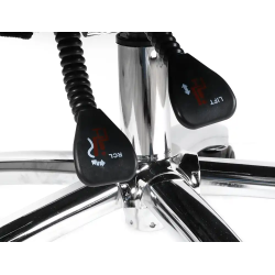 Silla q-connect direccion ravenna simil piel base metalica alt max 1300 anc 670 prof 730 mm ruedas premium