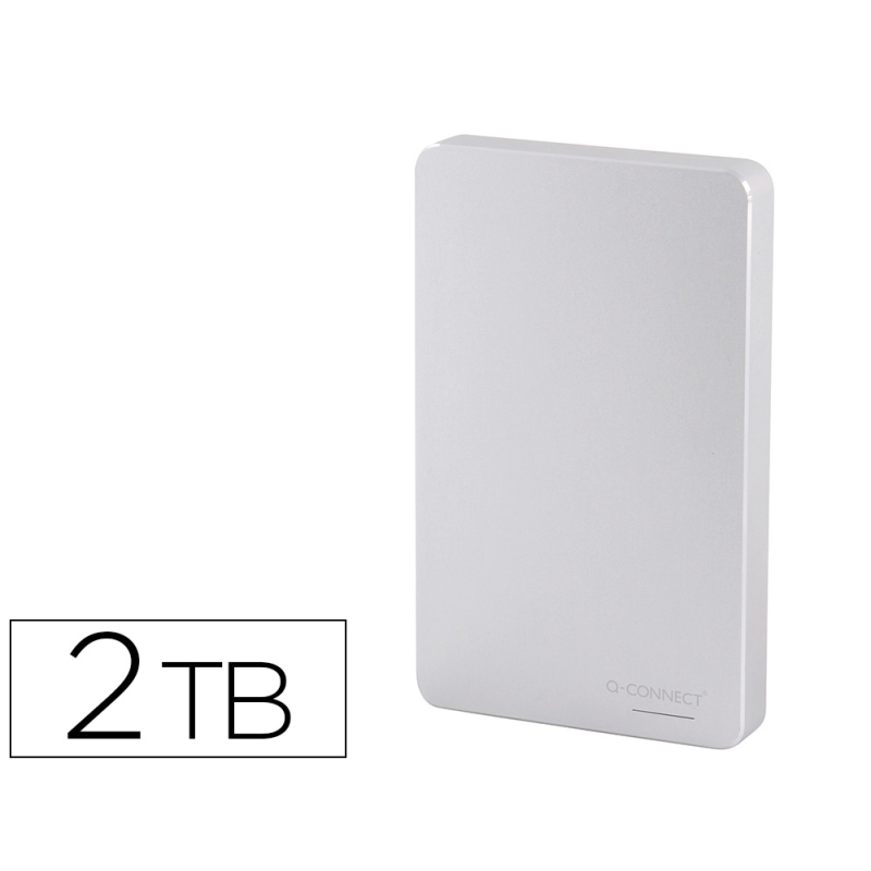 Disco duro q-connect 2,5/' externo 2tb usb 3.0 sata