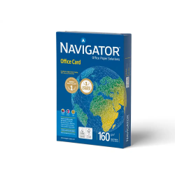 Papel fotocopiadora navigator din a3 160 gramos papel multiuso ink-jet y laser paquete de 250 hojas