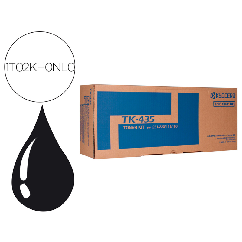 Toner kyocera -mita taskalfa 180 / 220 / 181 / 221 negro tk-435