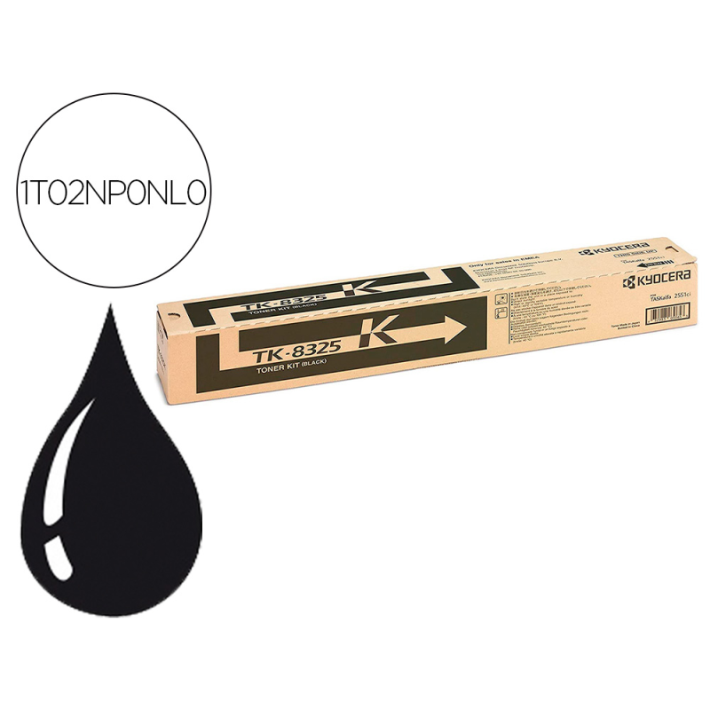 Toner kyocera -mita toner negro tk8325k