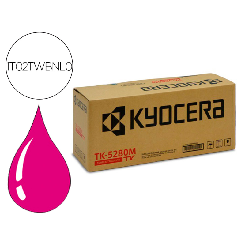 Toner kyocera tk5280m magenta para ecosysm6235 / 6635cidn