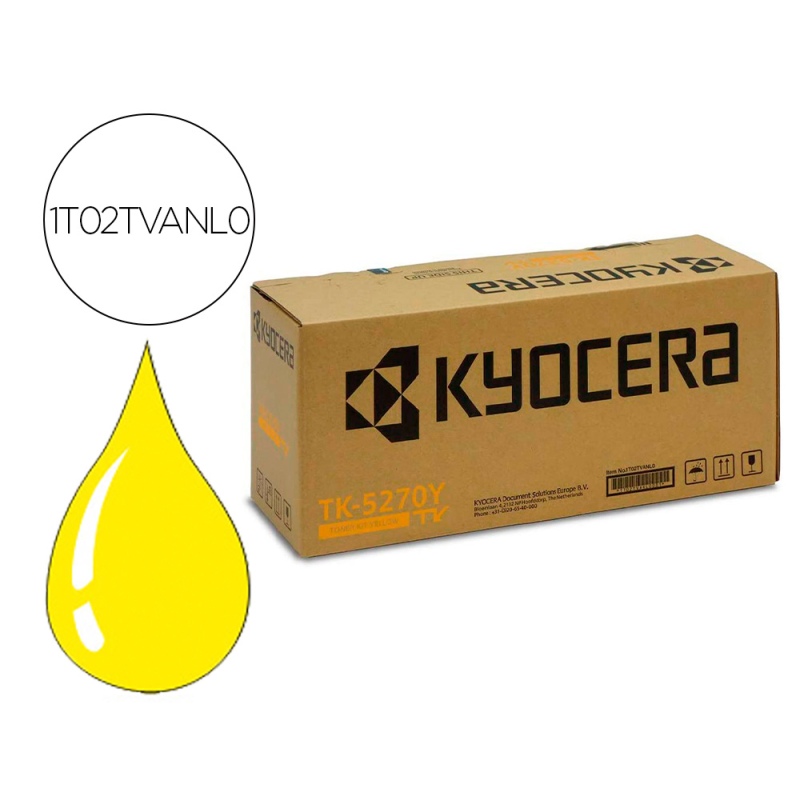 Toner kyocera tk5270y amarillo para ecosys m6230 / 6630cidn