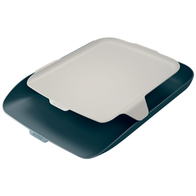 Bandeja sobremesa plastico leitz cosy gris 274x62x391 mm