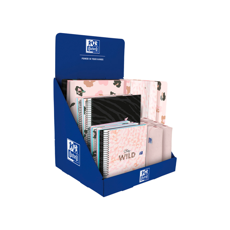 Expositor multiproducto oxford gama animal print 21 unidades surtidas