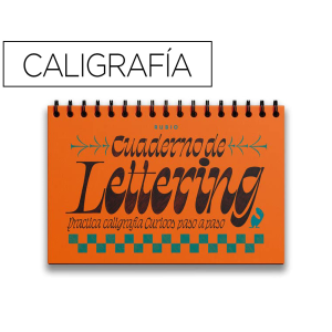 Cuaderno rubio lettering...