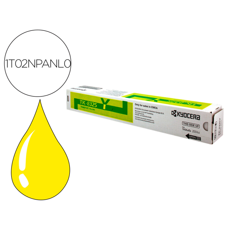 Toner kyocera -mita toner amarillo tk8325y