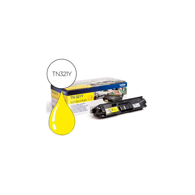 Toner brother tn-321y hll8250cdn / hll8350cdw amarillo 1500 pag