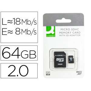 Memoria sd micro q-connect...