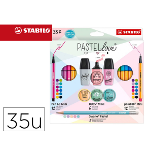 Set stabilo pastel love...